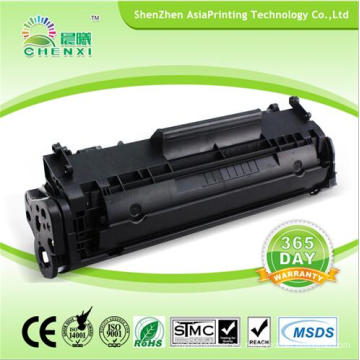 Compatible cartucho de tóner láser Q2612A para impresora HP Laserjet tóner 12A Made in China Factory